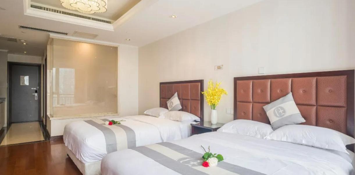 Qingdao Jinshan We+ Holiday Apartment מראה חיצוני תמונה
