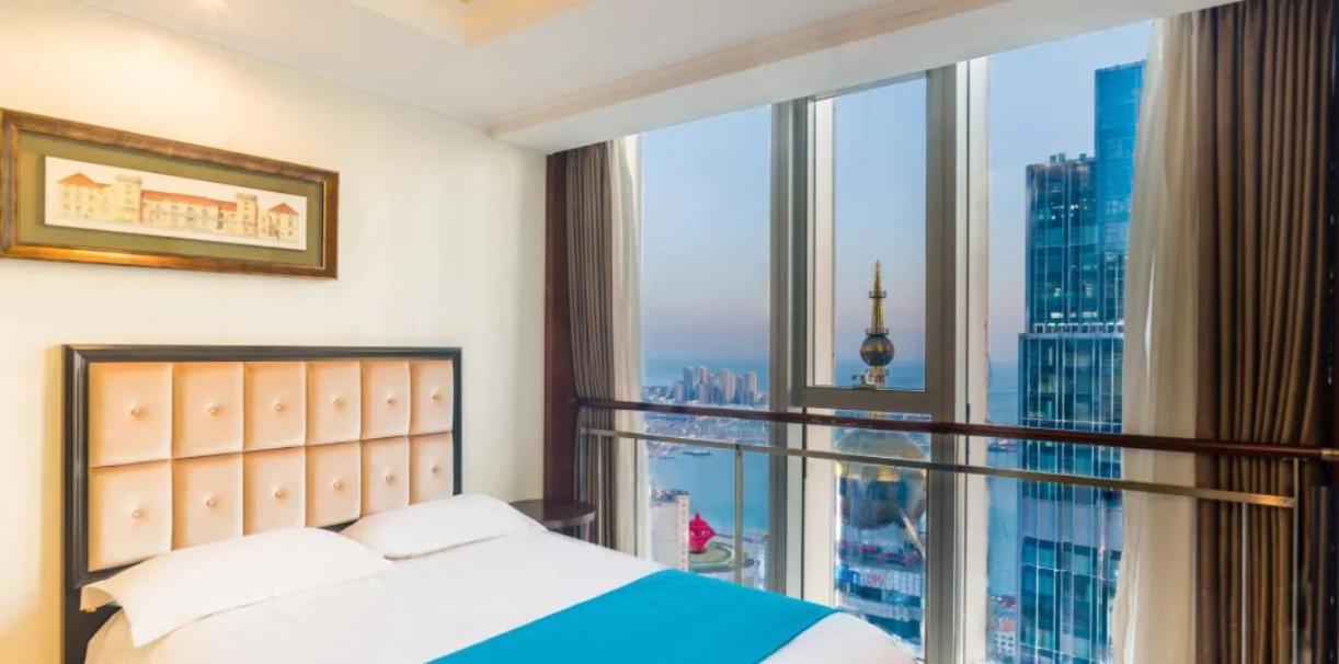 Qingdao Jinshan We+ Holiday Apartment מראה חיצוני תמונה