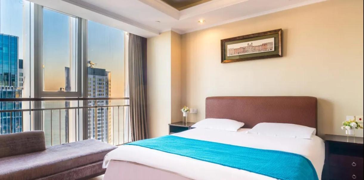 Qingdao Jinshan We+ Holiday Apartment מראה חיצוני תמונה