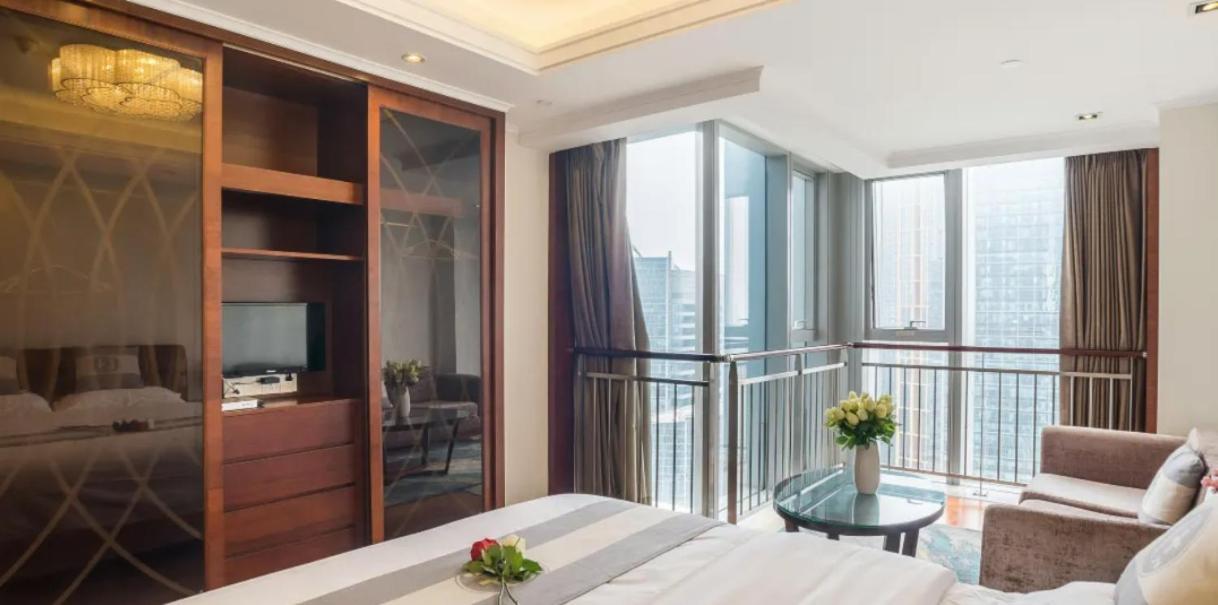 Qingdao Jinshan We+ Holiday Apartment מראה חיצוני תמונה